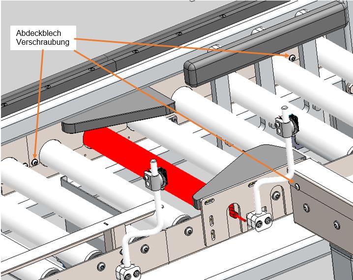 Kartontransport Roboterzelle Förderer2